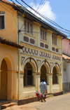 Galle, Southern Province, Sri Lanka: faade on Pedlar Street - Old Town - UNESCO World Heritage Site - photo by M.Torres