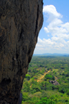 Sigiriya, Central Province, Sri Lanka: view from the rock face - Unesco World Heritage site - photo by M.Torres