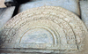 Polonnaruwa, North Central province, Sri Lanka:detail of the moonstone step - photo by G.Frysinger