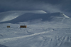 Svalbard - Spitsbergen island - Nordenskild Land: huts in the white emptiness - photo by A. Ferrari
