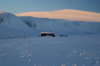Svalbard - Spitsbergen island - Bjrndalen: hut - sunset - photo by A. Ferrari