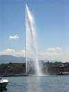 Switzerland / Suisse / Schweiz / Svizzera - Geneva / Genve / Genf / Ginevra / GVA: water jet / Jet d'eau de Genve - photo by C.Roux