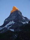 Switzerland / Suisse / Schweiz / Svizzera - Matterhorn / Mont Cervin / Cervino: dawn arrives - at Sunrise / aube  - Swiss Alps / Alpi Pennine (photo by C.Roux)