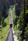 Switzerland / Suisse / Schweiz / Svizzera - Mt Pilatus: Alpanachstad - Pilatus train - rack railway - photo by C.Roux