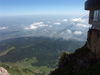 Switzerland / Suisse / Schweiz / Svizzera - Mt Pilatus: view from the summit - cables from the cablecar - kulm sur l'autre versant, les fils du tlpherice - photo by C.Roux