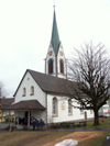 Hundwil: Evangelical church / eglise protestante / Evangelische Kirchgemeinde Hundwil (photo by Christian Roux)
