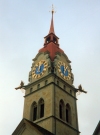 Switzerland - Winterthur (Zurich canton): clock tower (photo by M.Torres)