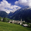 Switzerland - Soglio, Graubnden / Grisons: town built northern side of the Val Bregaglia / Bergell Tal - Alps - district of Maloja - photo by W.Allgower