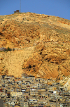 Syria - Damascus: view to the mountain - slums - favela - photographer: M.Torres