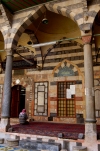 Damascus, Syria: Sinan mosque - praying - photographer: John Wreford