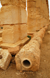 Palmyra / Tadmor, Homs governorate, Syria: Roman pipes - photo by M.Torres / Travel-Images.com