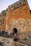 Crac des Chevaliers / Hisn al-Akrad, Al Hosn, Homs Governorate, Syria: students wait to enter the castle - UNESCO World Heritage Site - photo by M.Torres /Travel-Images.com