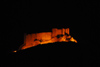 Palmyra / Tadmor, Homs governorate, Syria: Qala'at ibn Maan castle - nocturnal - photo by M.Torres / Travel-Images.com