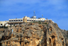 Maaloula - Rif Dimashq governorate, Syria: - Maaloula hotel, over a cliff - photo by M.Torres / Travel-Images.com