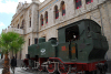 Damascus, Syris: old steam locomotive at the Hejaz rail station - photographer: M.Torres