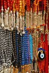 Damascus, Syria - Souq Al Hamidiyeh - Islamic prayer beads and evil eye amulet - photo by M.Torres / Travel-Images.com
