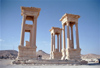 Syria - Palmyra: Tetrapylon - photo by J.Kaman
