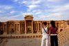 Syria - Palmyra: tourists at the Theatre - photo by J.Wreford