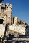Aleppo / Halab: the steps to the citadel (photo by G.Frysinger)