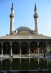 Damascus, Syria: pond by the Sinan mosque - Ottoman mosque - photographer: D.Ediev