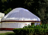 Dushanbe, Tajikistan: silk yurt on the Moscow 800th anniversary square - photo by M.Torres