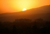 Dushanbe, Tajikistan: sunset over the mountains - photo by M.Torres