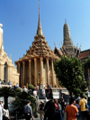Bangkok / Krung Thep, Thailand: Wat Phra Kaew - Phra Mondrop, the library building - photo by Llonaid