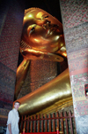 Bangkok / Krung Thep, Thailand: giant Buddha - Wat Po - photo by J.Kaman