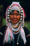 Thailand - Chiang Rai province - Mae Salong: Akha woman - hill tribes (photo by K.Strobel)