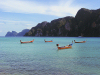 Thailand - Ko Pi Pi / Koh Phi Phi / Ko Phi Phi Don (Krabi province): boats (photo by M.Samper)