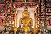 Thailand - Chiang Mai: group of Buddha statues - Wat Phrathat Doi Suthep - religion - Buddhism - photo by W.Allgwer