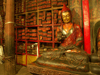 Tibet - Gyantse: Palkhor monastery - Buddha at the library - photo by P.Artus