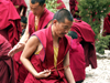 Tibet - Sera Monastery: monks - photo by P.Artus
