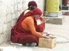 Tibet - Lhasa: street merchant (photo by P.Artus)