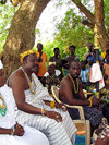 Akato-Viepe, Togo: Ewe chief during a ceremony in his village - photo by G.Frysinger