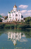 Tiraspol, Transnistria / Transdniestr / Pridnestrovie: Pokrovskaya church - architect A.N.Cherdantsev - photo by M.Torres