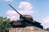 Tiraspol ,Transnistria / Transdniestr / Pridnestrovie: for the fatherland - Red Army T-34 tank - photo by M.Torres