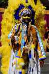 Port of Spain, Trinidad and Tobago: man with indian costume during carnival - photo by E.Petitalot