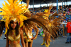Port of Spain, Trinidad and Tobago: masqueraders cross the stage at the Queen's Park Savannah during the carnival parade - VIP stand - costume band parade - photo by E.Petitalot