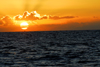 Tobago: sunset on the Caribbean Sea - photo by E.Petitalot