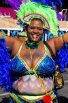 Port of Spain, Trinidad and Tobago: a big girl dancing - carnival - photo by E.Petitalot