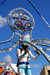 Port of Spain, Trinidad and Tobago: octopus on a float - carnival parade - photo by E.Petitalot