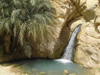 Tunisia - Chebika: waterfall and pond (photo by J.Kaman)