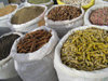 Tunisia - Douz: bags of spices in the market - Sbeis, Krydderi, Gewrz, Vrtsid, Especia, Spico, Mauste, pice, Gewierzer, Specerij, Krydder, Krydder, Przyprawa, Especiarias, Krydda (photo by J.Kaman)