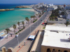 Monastir, Tunisia: Mediterranean beach - waterfront - Habib Bourgiba avenue and Ilots des Pigeons - photo by J.Kaman