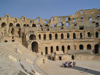 El Jem: the Roman Coliseum - from the seating area (photo by J.Kaman)