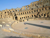 El Jem: the Roman Coliseum - the arena (photo by J.Kaman)