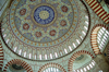 Turkey - Edirne (Edirne province - European Turkey - Thrace): Suleyman mosque - dome interior - photo by J.Kaman