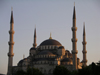 Turkey - Istanbul / Constantinople / IST: the Blue Mosque - sunset - photo by R.Wallace