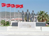Turkey - Kusadasi (Aydin province): Ataturk advocates world peace - yurtta sulh, cihanda sulh - photo by M.Bergsma